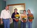 Jeff presents Mehlia, Tammy & Kelli for their outstanding treatment to STLCC!